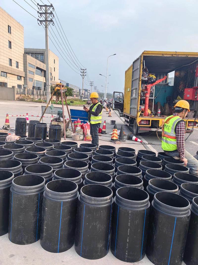 双塔管道短管置换