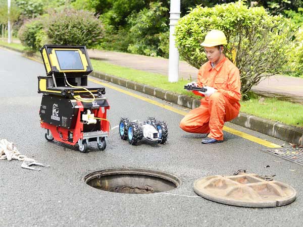 双塔管道机器人检测