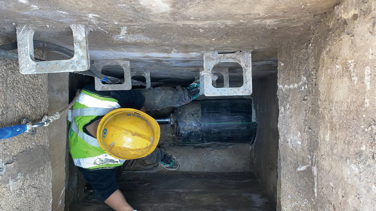 双塔HDPE短管内衬法